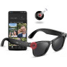 Lunettes intelligentes avec ia et bleutooth, assistant vocal chatgpt, protection uv, wi-fi, traduction en temps réel en 89 langu