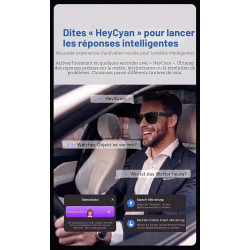 Lunettes intelligentes avec ia et bleutooth, assistant vocal chatgpt, protection uv, wi-fi, traduction en temps réel en 89 langu