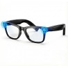 Lunettes camera hd, 8mp 1080p lunette connectées ia, processeur double cœur avec assistant ia pour traduction en temps réel, 410