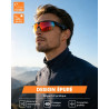 Mingtawn lunettes connectées,caméra 4k hd anti-tremblement,haut-parleurs stéréo 3d,lunettes de soleil sport polarisées uv400,lun