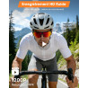 Mingtawn lunettes connectées,caméra 4k hd anti-tremblement,haut-parleurs stéréo 3d,lunettes de soleil sport polarisées uv400,lun