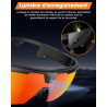 Mingtawn lunettes connectées,caméra 4k hd anti-tremblement,haut-parleurs stéréo 3d,lunettes de soleil sport polarisées uv400,lun