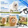 Lunettes connectées ia avec caméra hd 8mp vidéo 1080p eis,lunettes intelligentes appels musique wi-fi bleutooth traduction en te