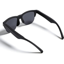 Dpofirs Lunettes intelligentes, Lunettes de Soleil pour Sports de Plein air pour Voyages, Musique et appels téléphoniques