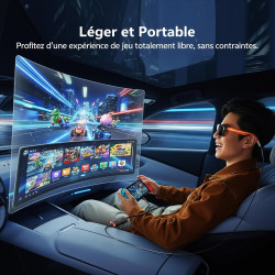 Adaptateur USB-C vers Lunettes AR pour Switch 2 – 4K@60Hz 2K@120Hz 100W PD Données 10Gbps, Compatible Switch 2/1 Steam Deck PC P