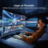 Adaptateur USB-C vers Lunettes AR pour Switch 2 – 4K@60Hz 2K@120Hz 100W PD Données 10Gbps, Compatible Switch 2/1 Steam Deck PC P
