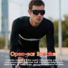 2026 Lunettes Caméra de Sport, Caméra 8 MP, Haut-parleurs Ouverts, Enregistrement Vidéo, Photo, Reconnaissance d'objets IA, Lune