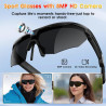 2026 Lunettes Caméra de Sport, Caméra 8 MP, Haut-parleurs Ouverts, Enregistrement Vidéo, Photo, Reconnaissance d'objets IA, Lune