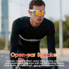 2026 Lunettes Caméra de Sport, Caméra 8 MP, Haut-parleurs Ouverts, Enregistrement Vidéo, Photo, Reconnaissance d'objets IA, Lune