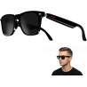 Lunettes smart bleutooth pour homme/femme, oreille ouverte, micro/haut-parleurs, ip65 étanche, appels mains-libres, assistant ta