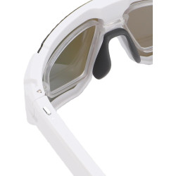 Vbestlife lunettes de cyclisme intelligentes, caméra 4k ai 8mp avec stabilisation eis à commande vocale, lunettes de sport bleut