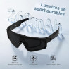 Lunette Connectée de Sport, 32MP Lunette Camera avec Stabilisation EIS pour Vidéo, Photo, Reconnaissance d'objets IA, IP54 Lunet