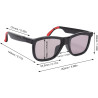 Lunettes intelligentes ai, traduction bleutooth, réduction du bruit, lentilles photochromiques réglables pour une utilisation en