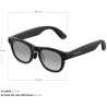 Prixton lunettes intelligentes iris avec caméra full hd 1080p, wi‑fi 6 et bleutooth, assistant ia (chatgpt), traduction en temps