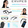 G300 Lunettes AI 8MP 1080P 32GB Traduction HiFi Verres solaires | Traduction Multilingue en Temps Réel, Double Haut-parleurs HIF