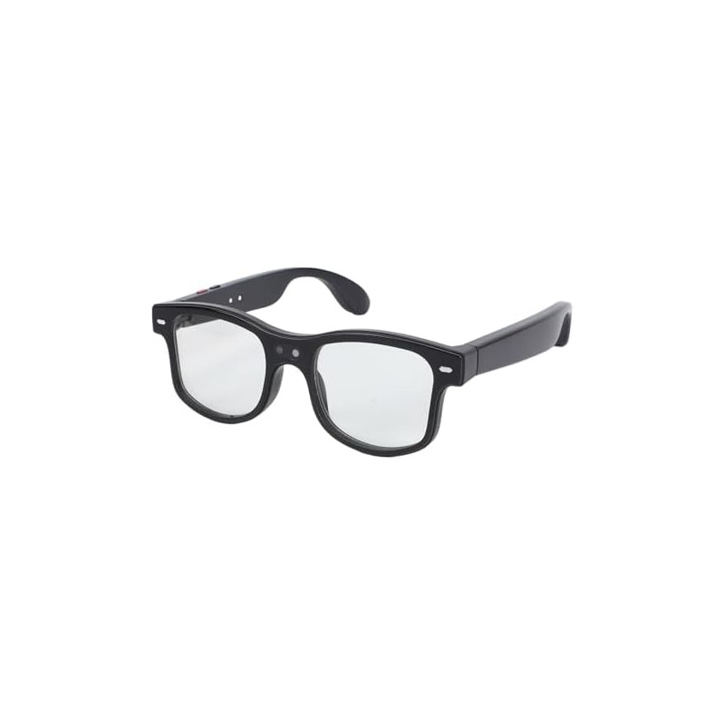 Denash Lunettes Intelligentes AI, Caméra 8MP 1200P, Lunettes de Traduction Vidéo en Temps Réel avec Lentilles de Remplacement po