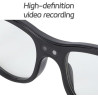 Denash Lunettes Intelligentes AI, Caméra 8MP 1200P, Lunettes de Traduction Vidéo en Temps Réel avec Lentilles de Remplacement po