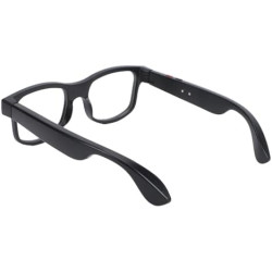 Denash Lunettes Intelligentes AI, Caméra 8MP 1200P, Lunettes de Traduction Vidéo en Temps Réel avec Lentilles de Remplacement po