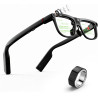 Ai lunettes intelligentes avec affichage et téléprompter,avec une bague intelligente,traduction ai et interprétation simultanée,