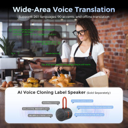 Ai lunettes intelligentes avec affichage et téléprompter,avec une bague intelligente,traduction ai et interprétation simultanée,