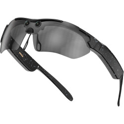 G6 Pro Lunettes AI, 8MP 1080P, Traduction, IP65, HiFi Sport Soleil (Noir)
