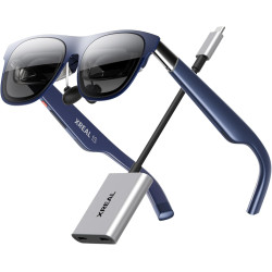 XREAL 1S AR Lunettes Bundle XREAL Hub, pour iPhone 17/16/15, Real 3D, Power und Play Adapter