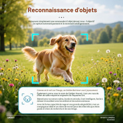 Lunettes connectées 4k ai avec caméra 8mp, lunettes intelligentes bleutooth avec caméra intégrée, commande vocale, stabilisation