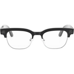 Annadue lunettes intelligentes ai, traduction en temps réel, caméra 8mp, vidéo 1080p, lunettes bleutooth 5.3 avec lentilles de c