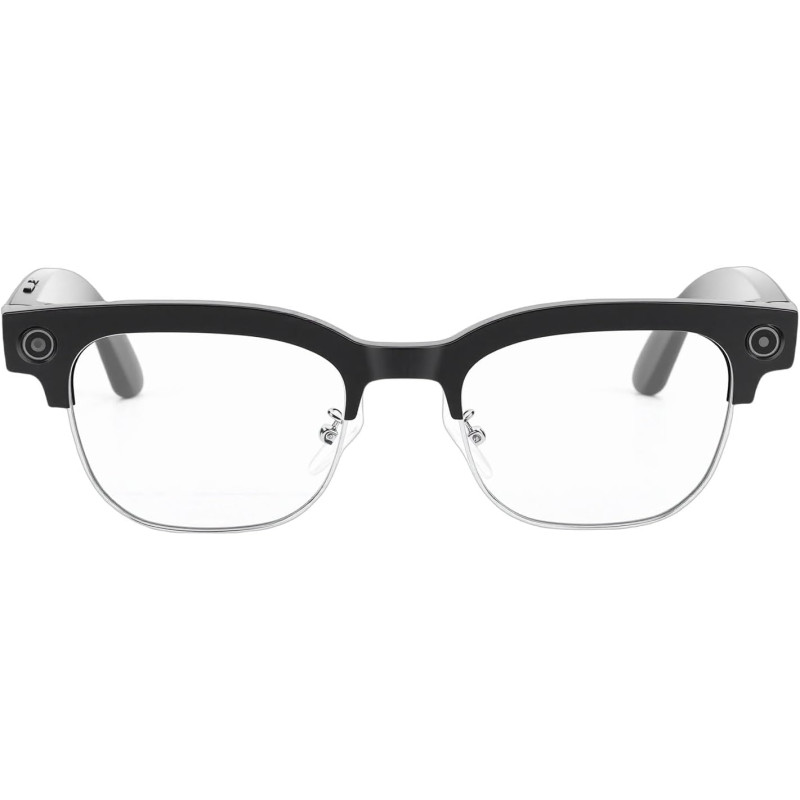 Annadue lunettes intelligentes ai, traduction en temps réel, caméra 8mp, vidéo 1080p, lunettes bleutooth 5.3 avec lentilles de c