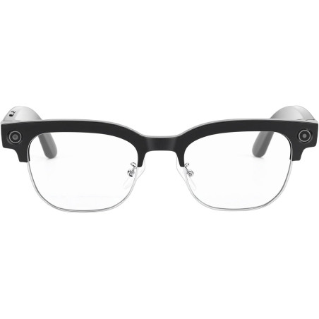 Annadue lunettes intelligentes ai, traduction en temps réel, caméra 8mp, vidéo 1080p, lunettes bleutooth 5.3 avec lentilles de c