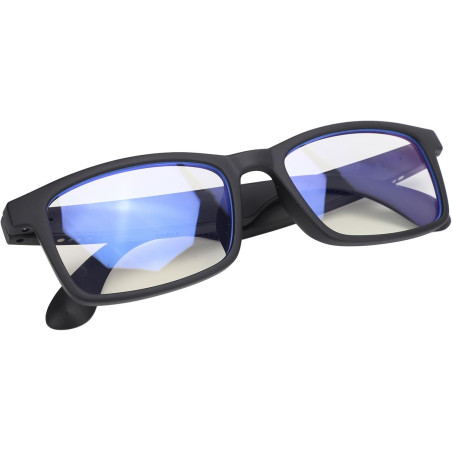 Fabater lunettes intelligentes, lunettes audio bleutooth avec verres anti-lumière bleue et commandes tactiles intelligentes, cha