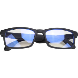 Fabater lunettes intelligentes, lunettes audio bleutooth avec verres anti-lumière bleue et commandes tactiles intelligentes, cha