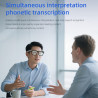 Tosuny Lunettes Intelligentes AI avec Caméra HD 8MP, Enregistrement Photo et Vidéo HD 1200P, Anti-tremblement, Traduction en Tem