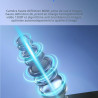 Tosuny Lunettes Intelligentes AI avec Caméra HD 8MP, Enregistrement Photo et Vidéo HD 1200P, Anti-tremblement, Traduction en Tem