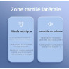 Tosuny Lunettes Intelligentes AI avec Caméra HD 8MP, Enregistrement Photo et Vidéo HD 1200P, Anti-tremblement, Traduction en Tem