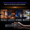 Boitier Android TV 14,4Go+128Go,8K,WiFi 6, BT 5.0, HDMI & USB 2.0/3.0 | Processeur Quad-Core,Mini Clavier Inclus,Idéal pour Ciné