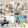 Radio internet wifi dab+ avec bleutooth 5.3 et écran couleur | 30 000 stations, podcasts, usb, aux, réveil et télécommande pour 