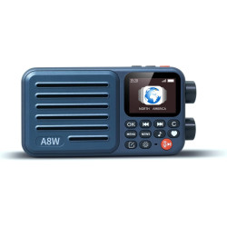 Choyong A8W Récepteur radio Internet intelligent portable WiFi/4G avec FM, carte Micro-SD, toutes les radios du monde, pour la m