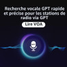 Choyong A8W Récepteur radio Internet intelligent portable WiFi/4G avec FM, carte Micro-SD, toutes les radios du monde, pour la m