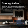 Choyong A8W Récepteur radio Internet intelligent portable WiFi/4G avec FM, carte Micro-SD, toutes les radios du monde, pour la m