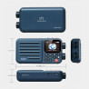 Choyong A8W Récepteur radio Internet intelligent portable WiFi/4G avec FM, carte Micro-SD, toutes les radios du monde, pour la m