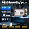 THINKCAR Valise Diagnostic Auto ThinkScan 662 Outil de Diagnostic OBD2 avec Tests Actifs Bidirectionnels,4 Systèmes ABS SRS Tran