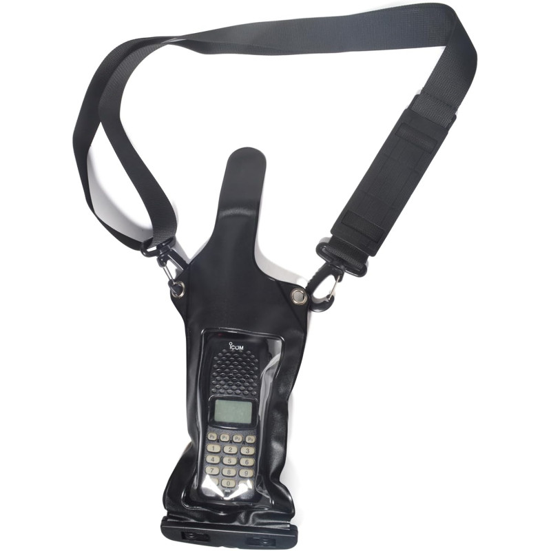 UAYESOK Étui de protection transparent pour talkie-walkie étanche avec clip, étui de transport pour radios portables Baofeng, Mo