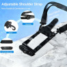 UAYESOK Étui de protection transparent pour talkie-walkie étanche avec clip, étui de transport pour radios portables Baofeng, Mo