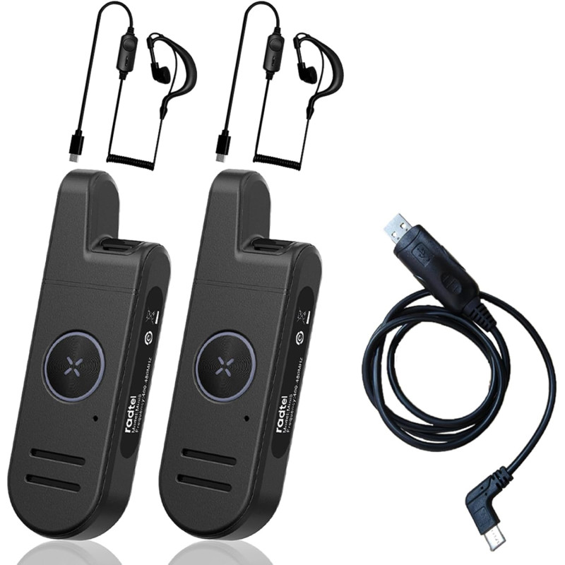 Talkie-walkie Radtel RT13 Super Mini, rechargeable, mains libres VOX, radio bidirectionnelle professionnelle PMR pour restaurant