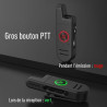 Talkie-walkie Radtel RT13 Super Mini, rechargeable, mains libres VOX, radio bidirectionnelle professionnelle PMR pour restaurant