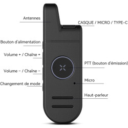 Talkie-walkie Radtel RT13 Super Mini, rechargeable, mains libres VOX, radio bidirectionnelle professionnelle PMR pour restaurant