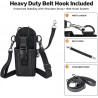 Zeadio Étui polyvalent pour radio bidirectionnelle, étui universel durable pour talkie-walkie radio bidirectionnelle (ZNC-J, lot