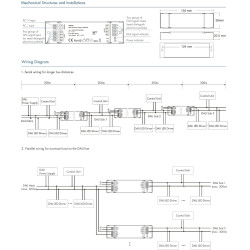 Alimentation de bus DALI avec répéteur intégré, entrée 220 V sortie max 200 mA, extension de ligne DALI jusqu'à 1200 m (4 alimen