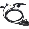 Oreillette Mono PTT pour Talkie-Walkie, Casque en Forme de G, Compatible avec Motorola Talkabout TLKR T62, T82, T82 Extreme, T92